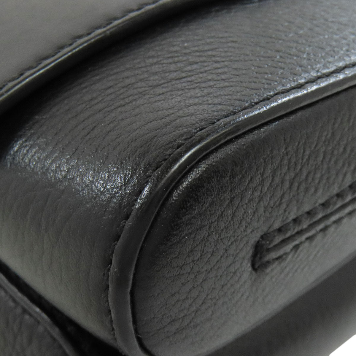 Christian Louboutin Shoulder Bag leather black Bench Reporter Studs