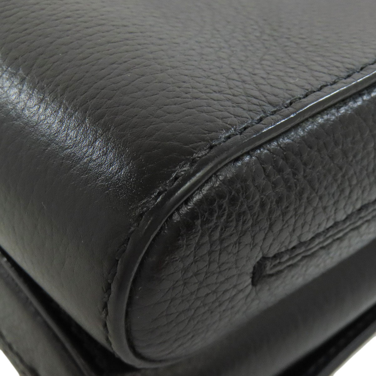 Christian Louboutin Shoulder Bag leather black Bench Reporter Studs
