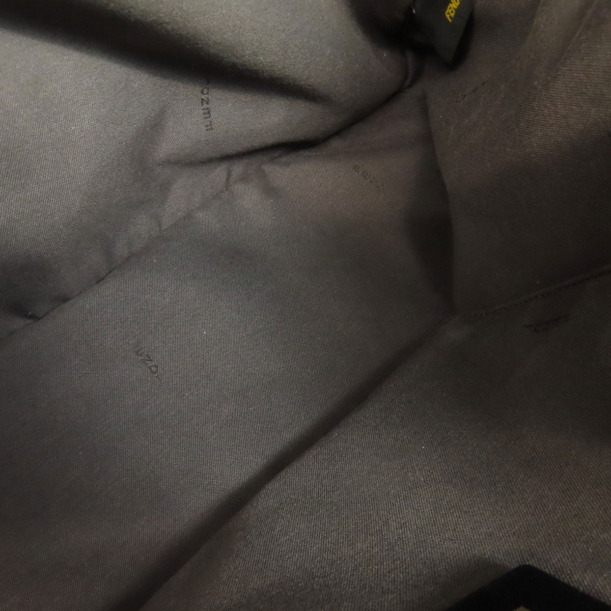 FENDI Tote Bag PVC black ZucchinoPattern