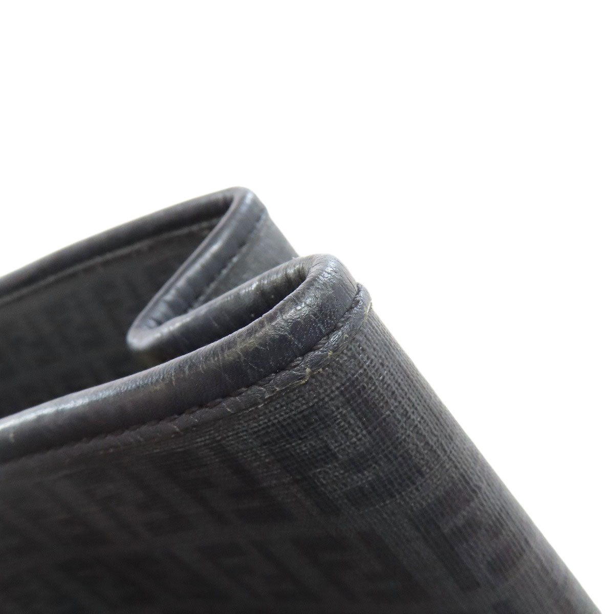 FENDI Tote Bag PVC black ZucchinoPattern