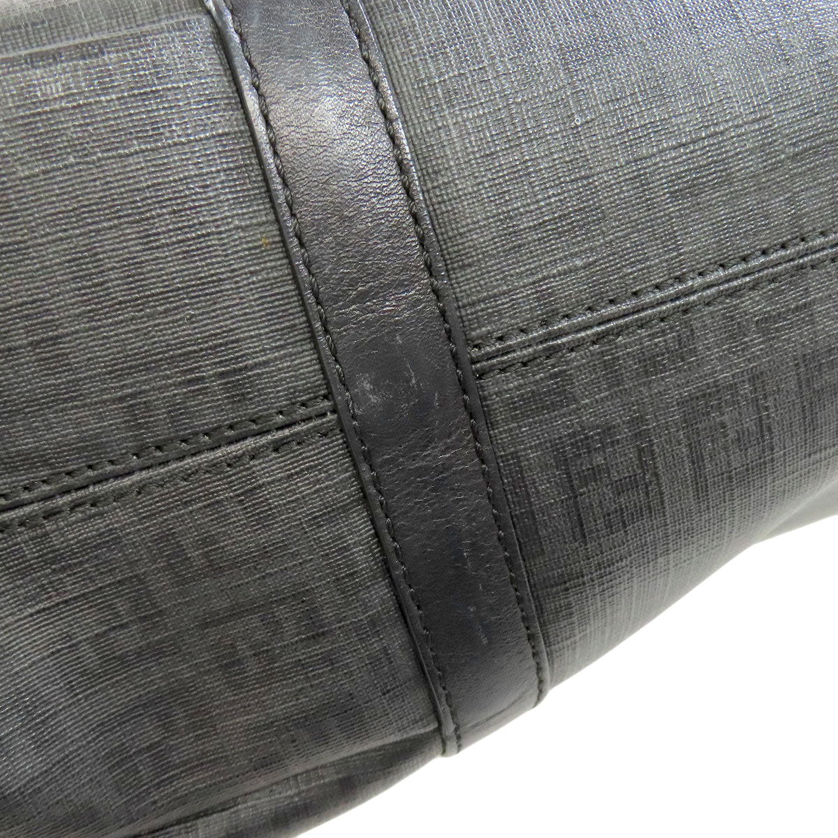 FENDI Tote Bag PVC black ZucchinoPattern