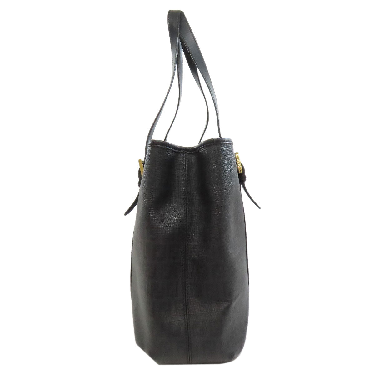 FENDI Tote Bag PVC black ZucchinoPattern