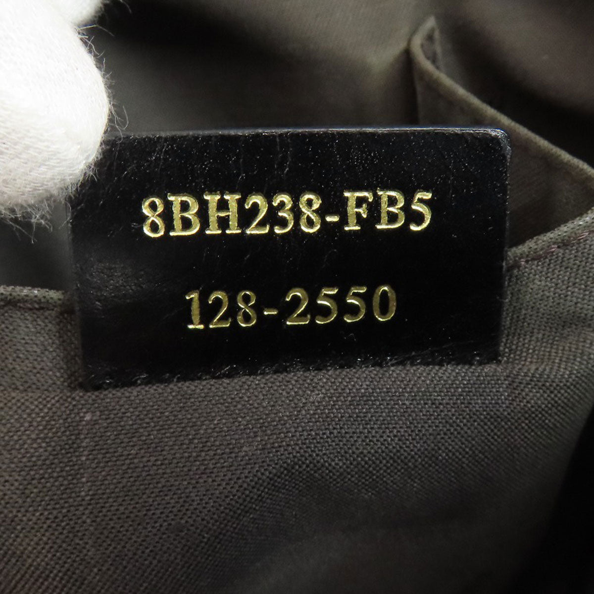 FENDI Tote Bag PVC black ZucchinoPattern
