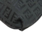 FENDI Shoulder Bag canvas black Zucca Pattern