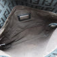 FENDI Shoulder Bag canvas black Zucca Pattern
