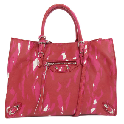 BALENCIAGA Handbag 410238 Calfskin pink Paper Mini 2WAY