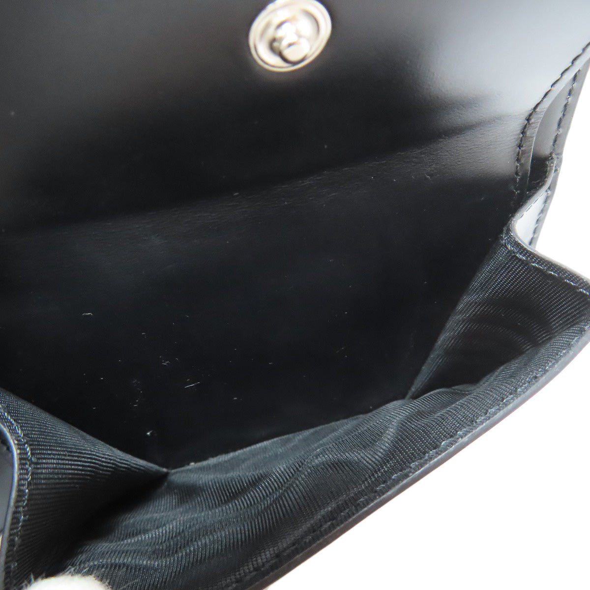 FENDI Bifold Wallet leather black shadow