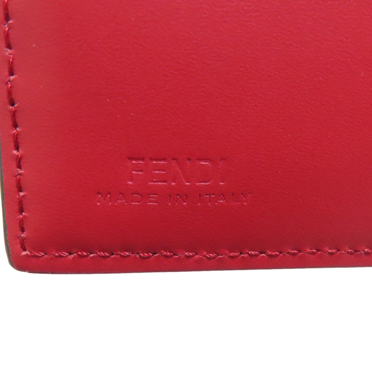 FENDI Bifold Wallet leather black shadow