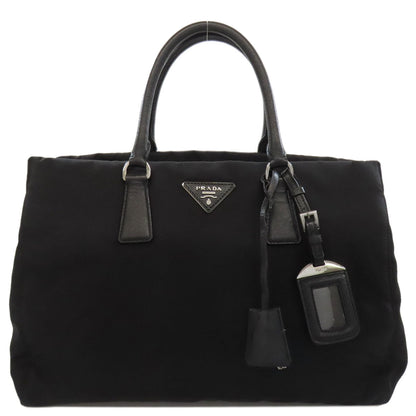 PRADA Handbag Nylon black logo