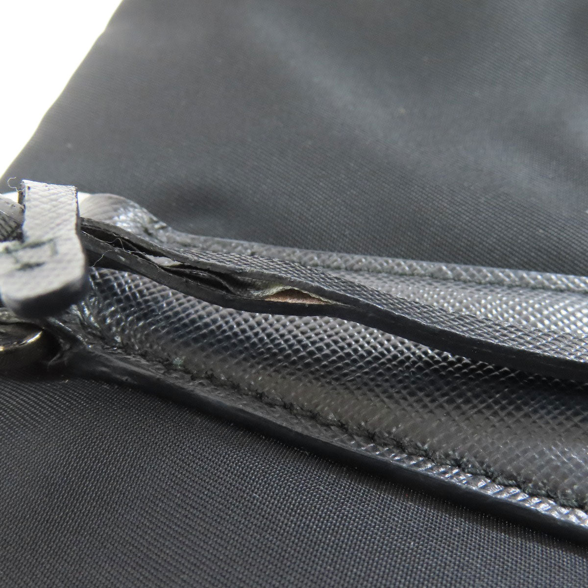 PRADA Handbag Nylon black logo