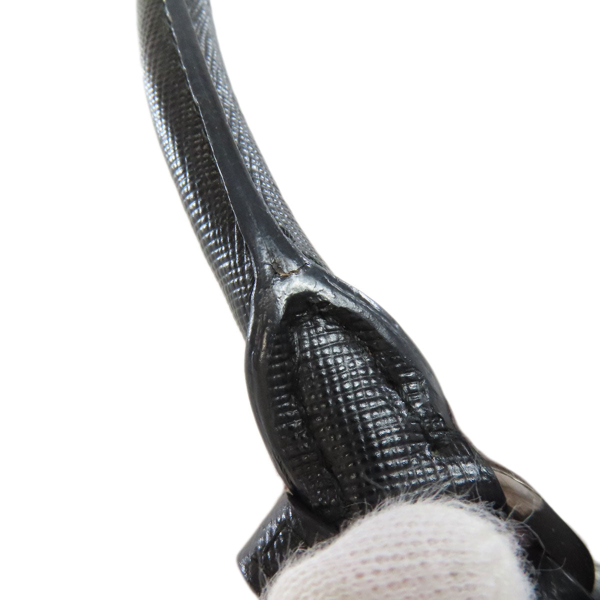 PRADA Handbag Nylon black logo