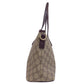 GUCCI Handbag 353440 PVC Brown GG Supreme 2WAY
