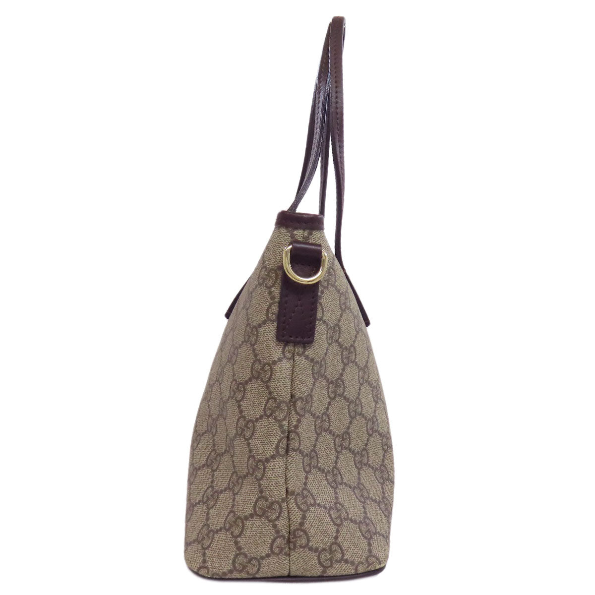 GUCCI Handbag 353440 PVC Brown GG Supreme 2WAY