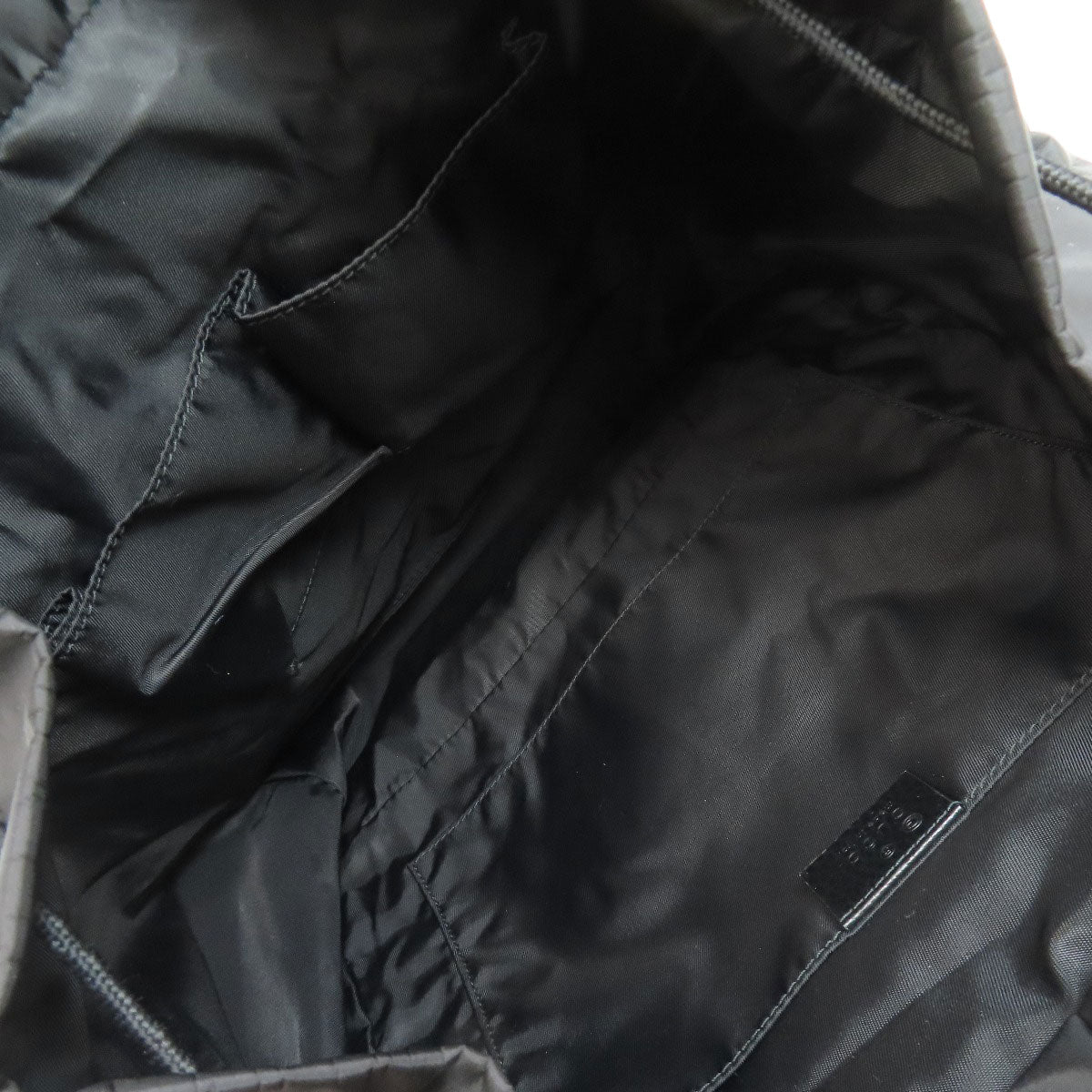 GUCCI Backpack 510343 Nylon black Outlet GG