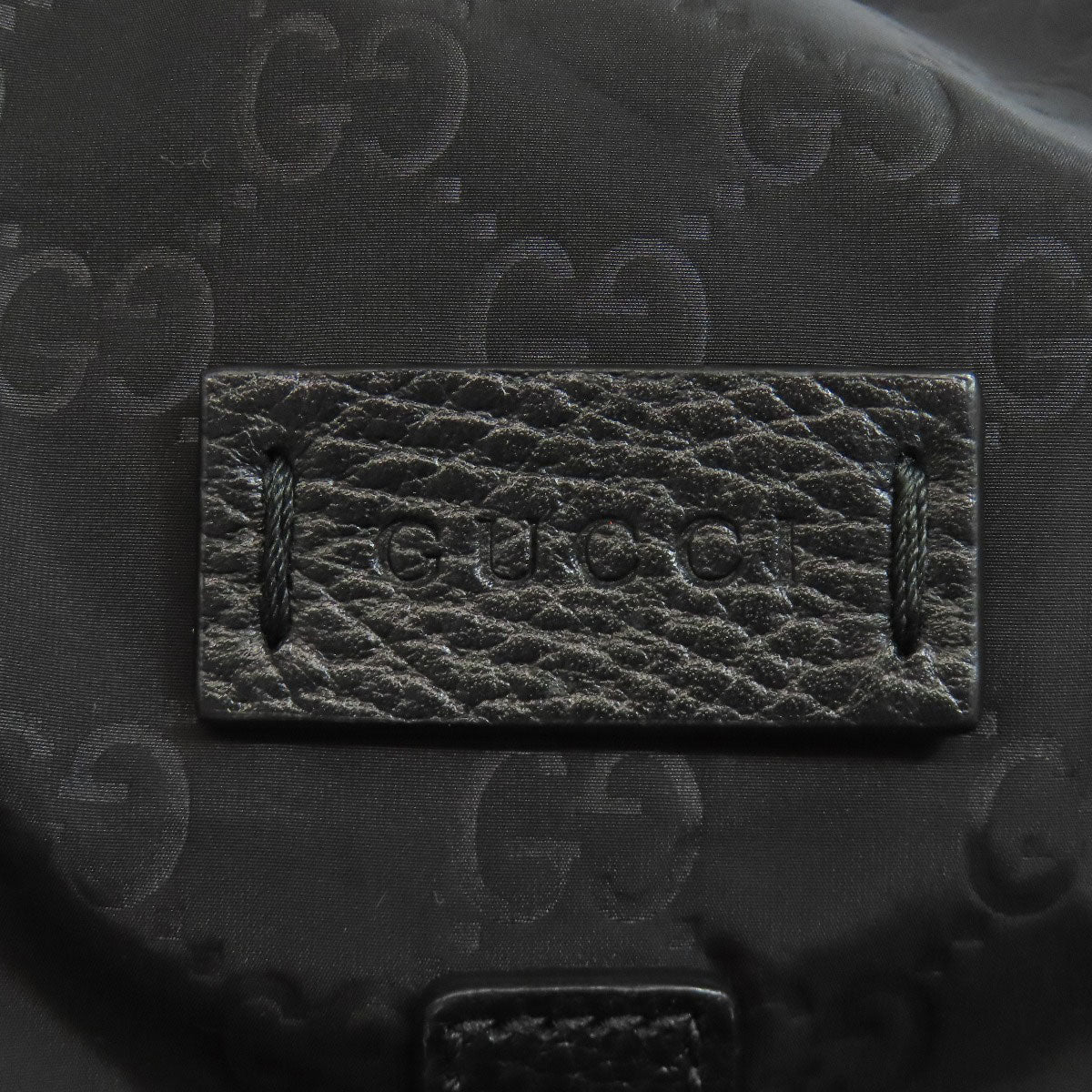 GUCCI Backpack 510343 Nylon black Outlet GG