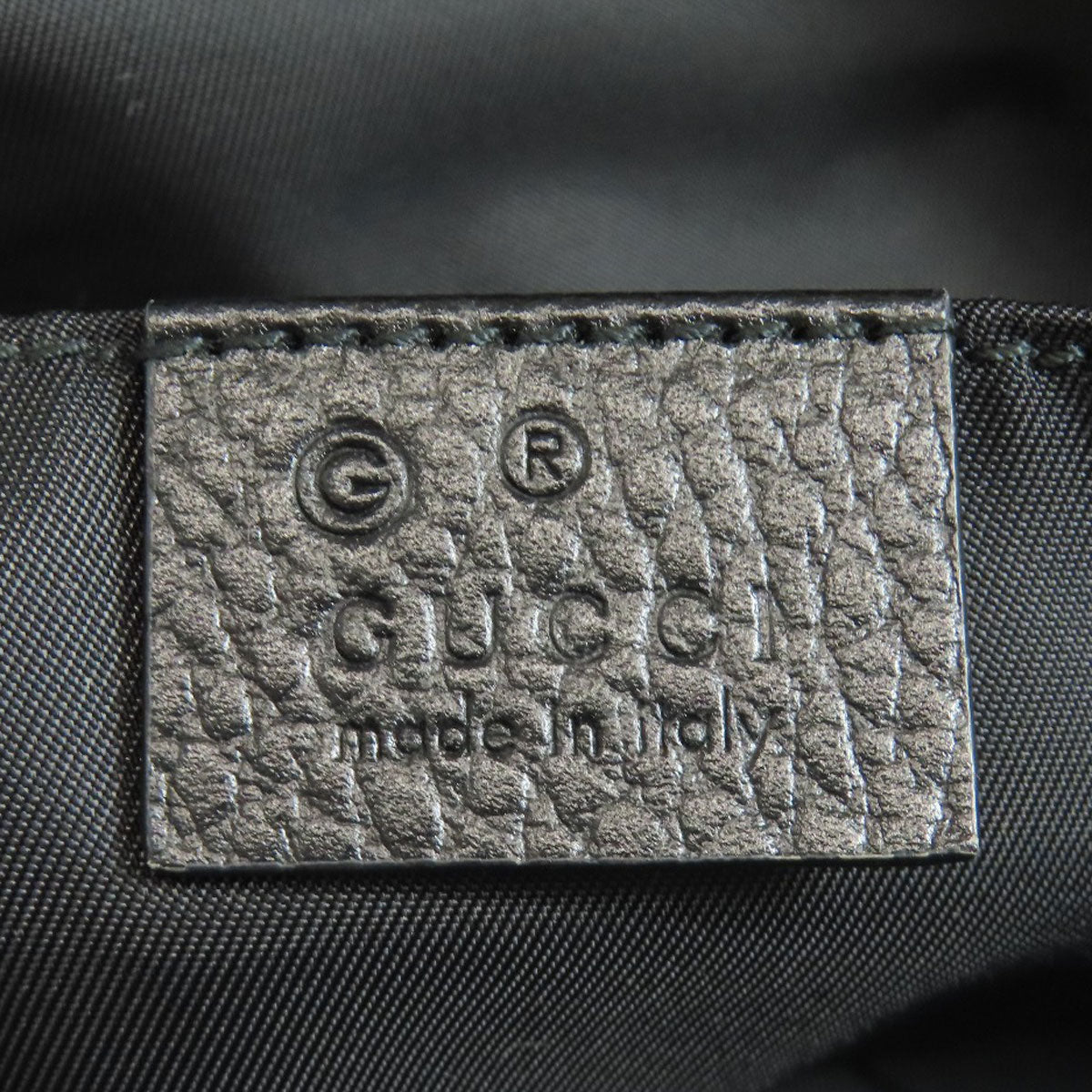GUCCI Backpack 510343 Nylon black Outlet GG