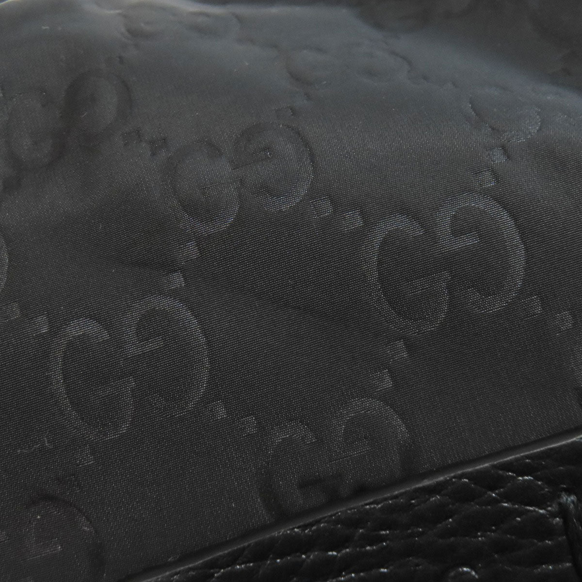 GUCCI Backpack 510343 Nylon black Outlet GG