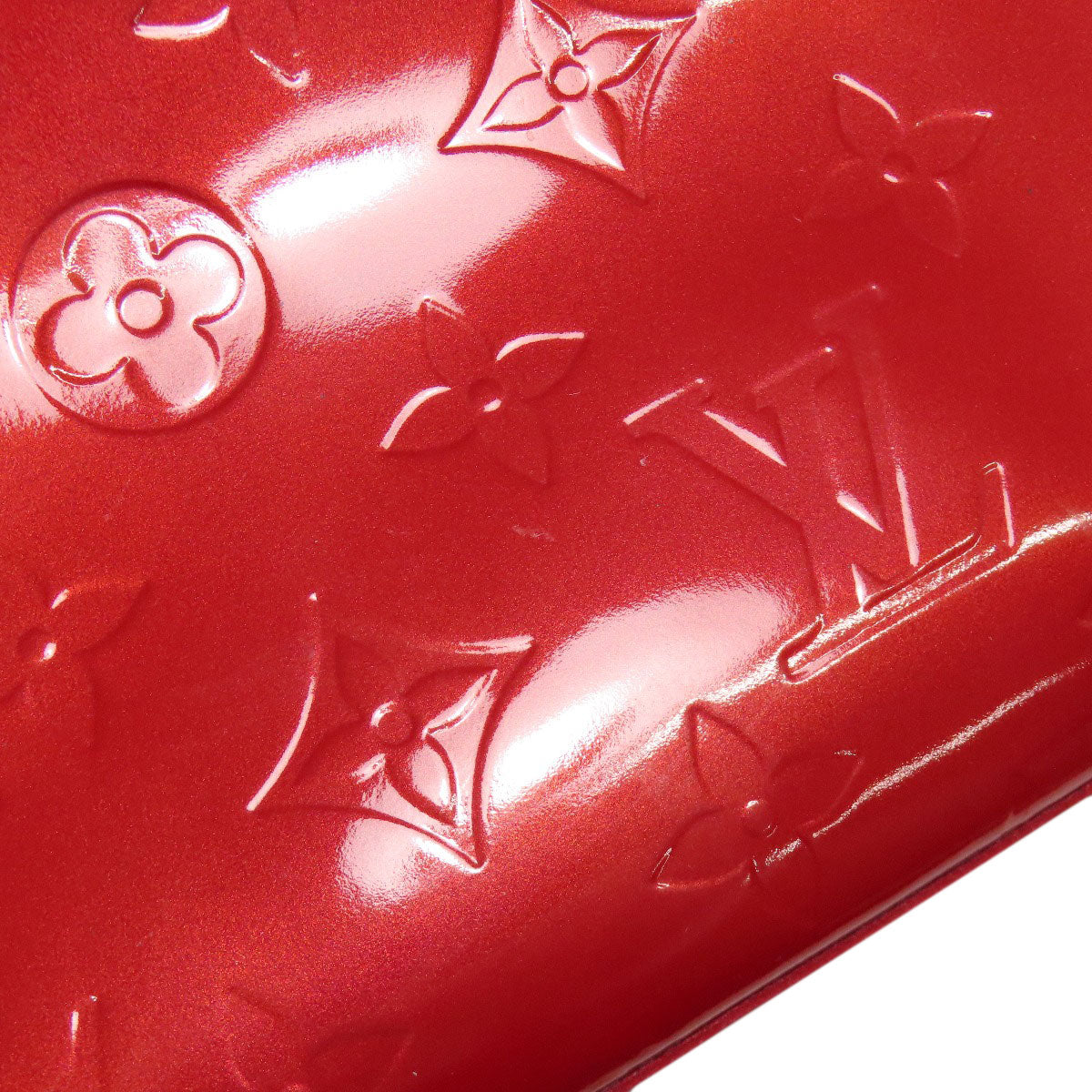 LOUIS VUITTON Handbag M91990 Vernis Red Lead PM