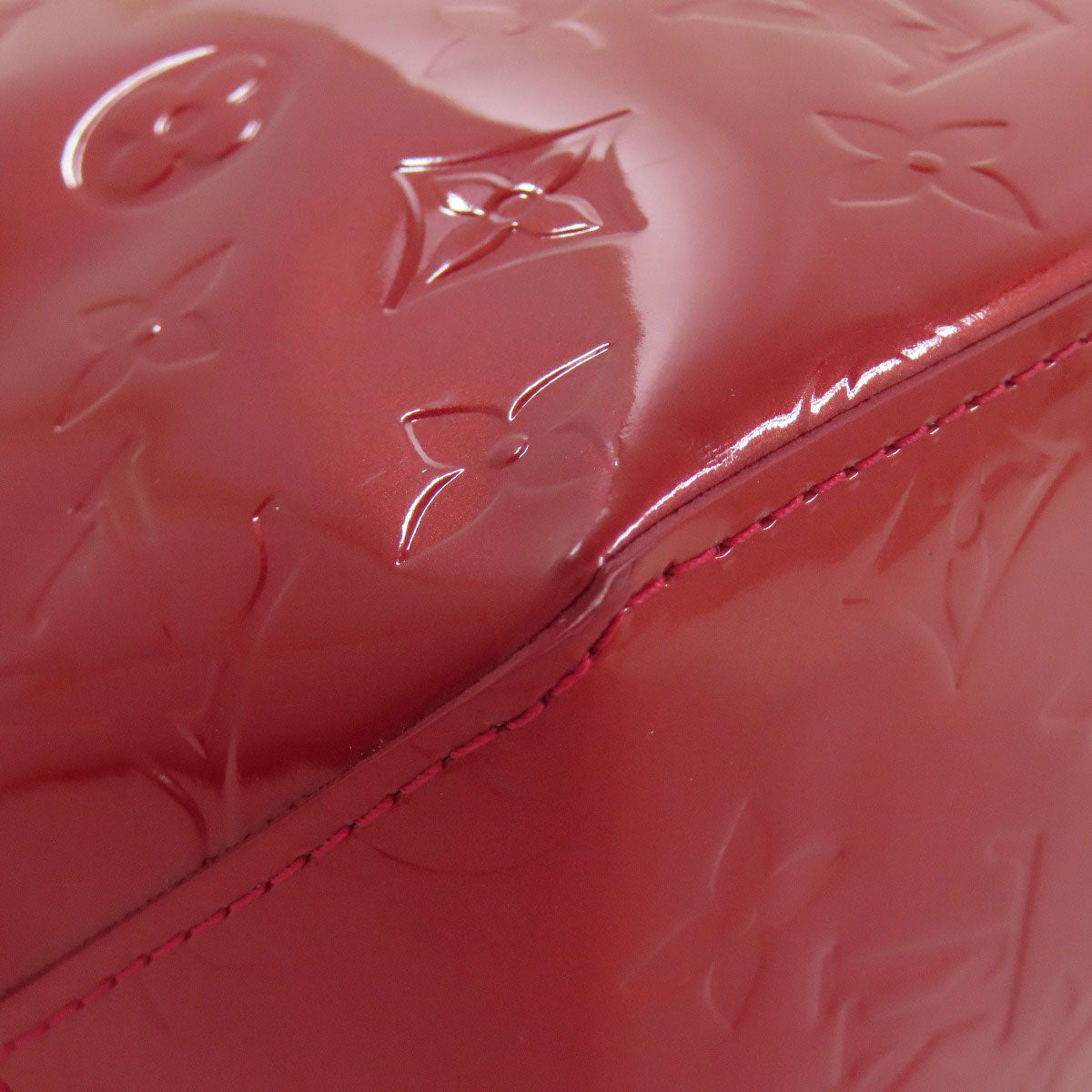 LOUIS VUITTON Handbag M91990 Vernis Red Lead PM