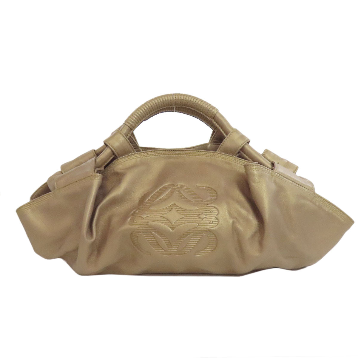 LOEWE Handbag lambskin gold Nappa Aire