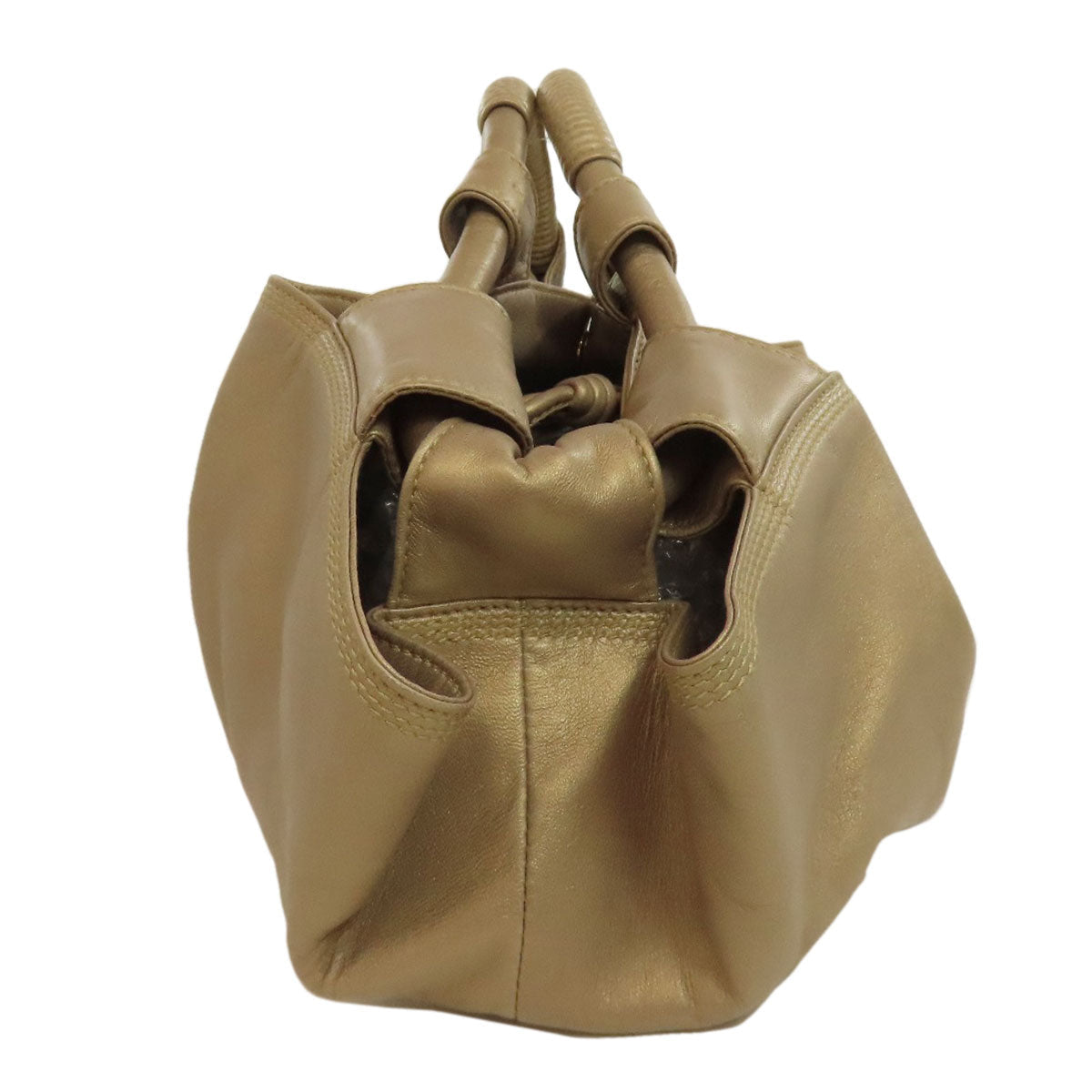 LOEWE Handbag lambskin gold Nappa Aire