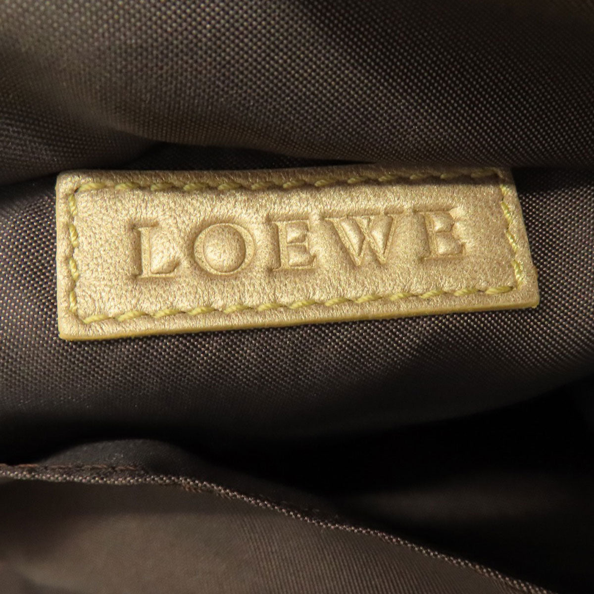 LOEWE Handbag lambskin gold Nappa Aire