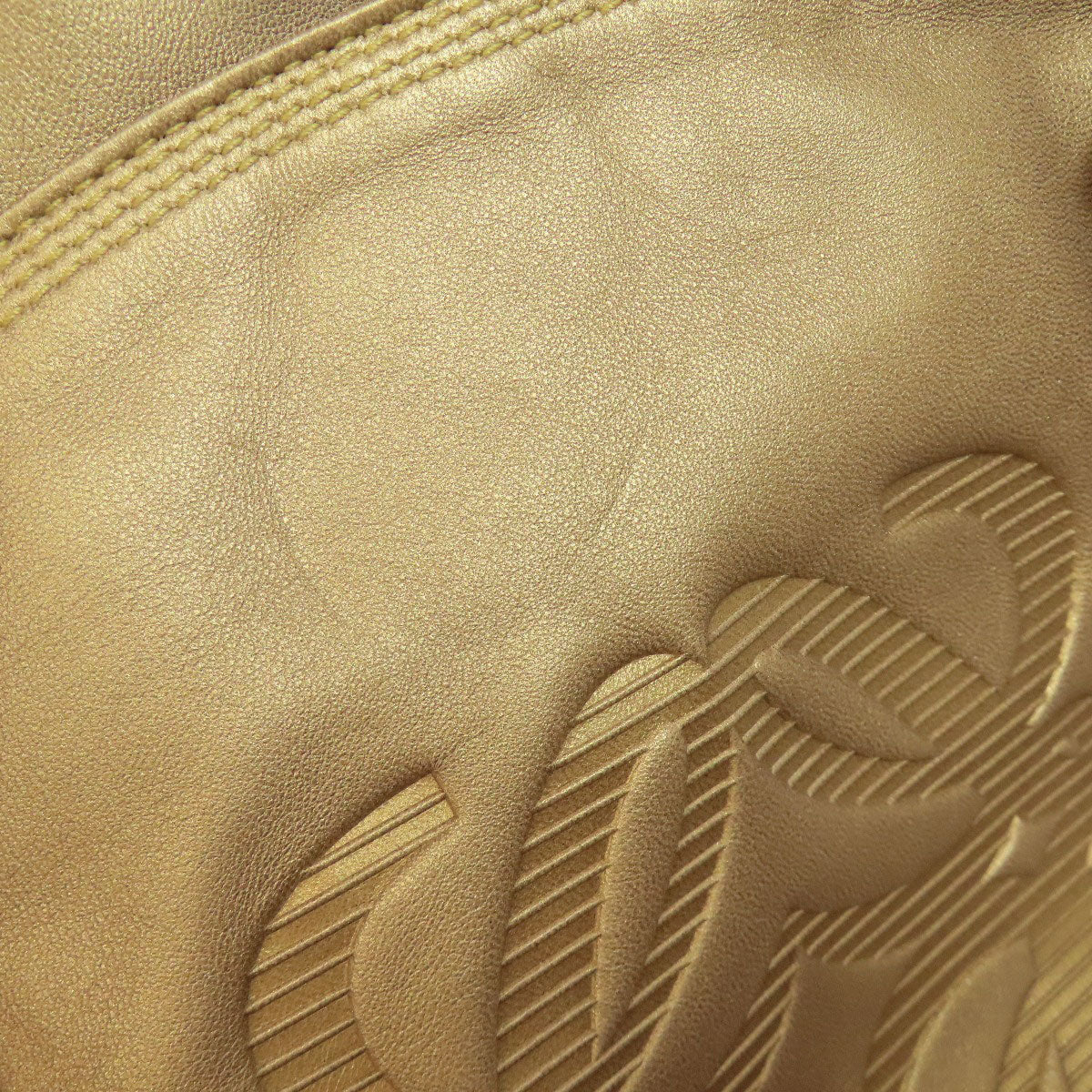 LOEWE Handbag lambskin gold Nappa Aire