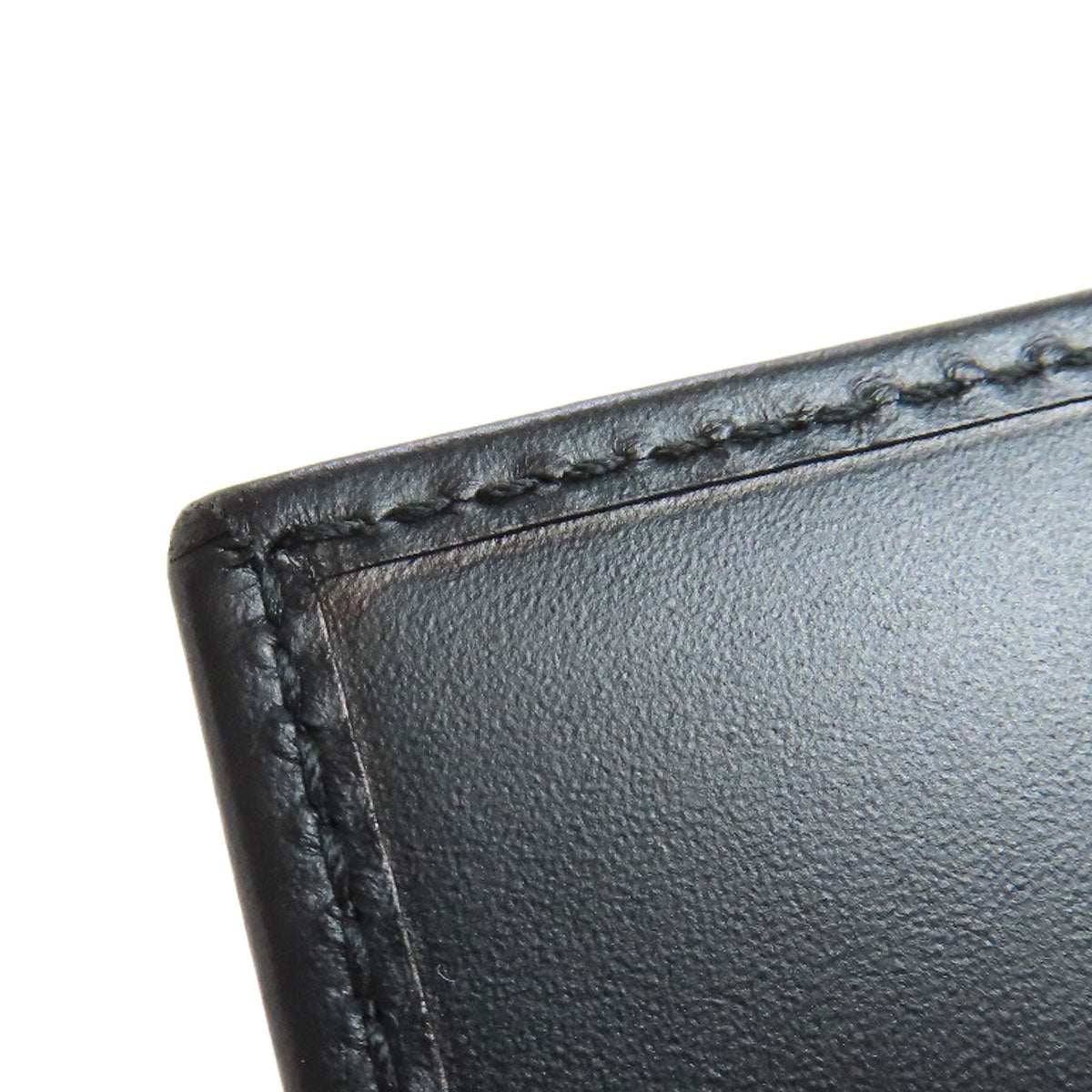 GUCCI Bifold Wallet 408826 Calfskin black GG Signature Shima Sherry Line