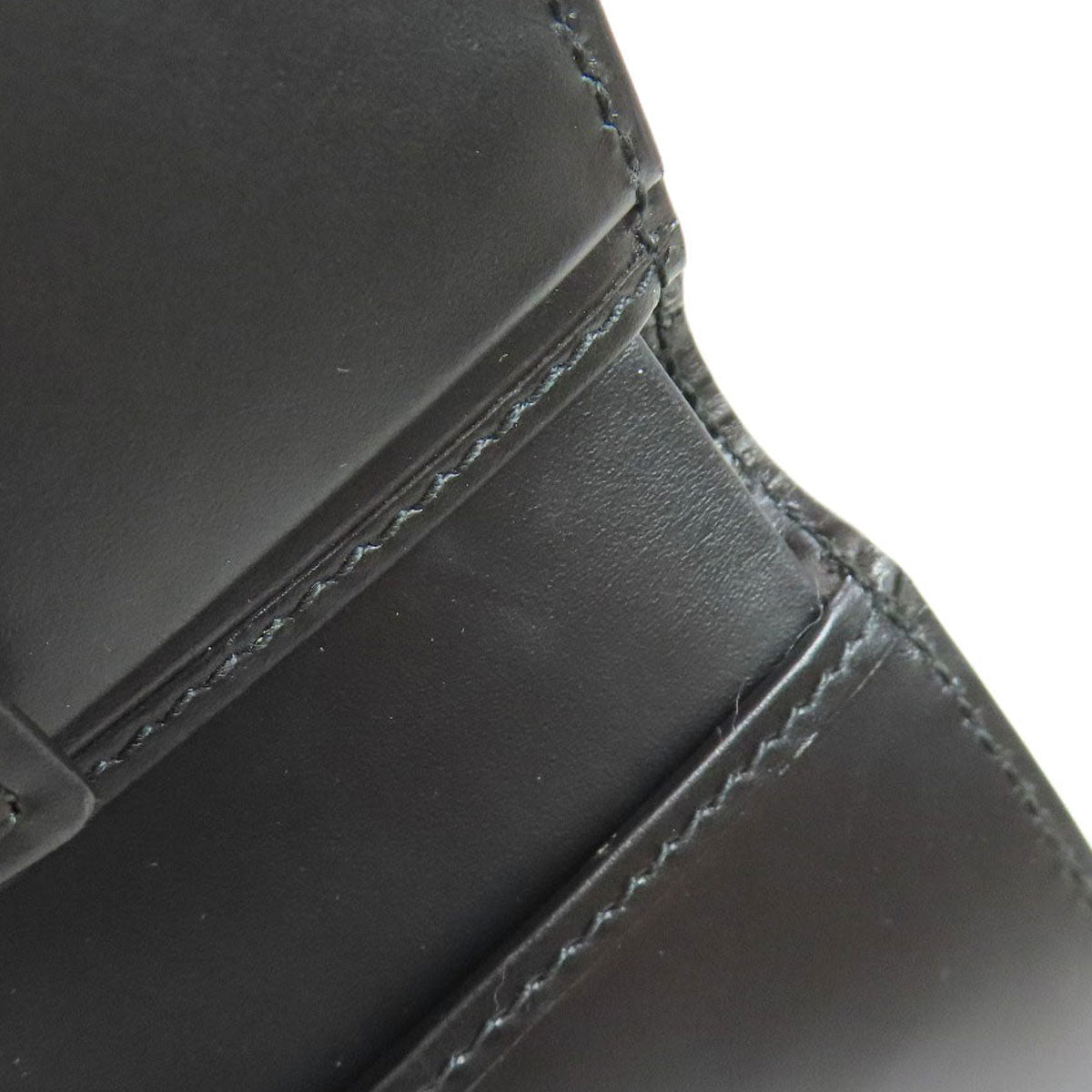 GUCCI Bifold Wallet 408826 Calfskin black GG Signature Shima Sherry Line