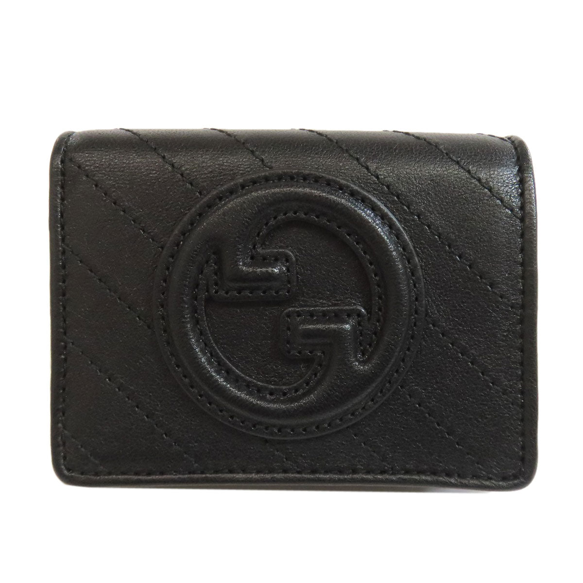GUCCI Bifold Wallet 760317 Calfskin black Blondy