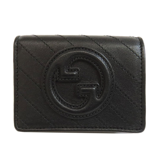 GUCCI Bifold Wallet 760317 Calfskin black Blondy