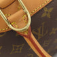 LOUIS VUITTON Handbag M47270 Monogram canvas Brown Deauville