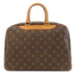 LOUIS VUITTON Handbag M47270 Monogram canvas Brown Deauville