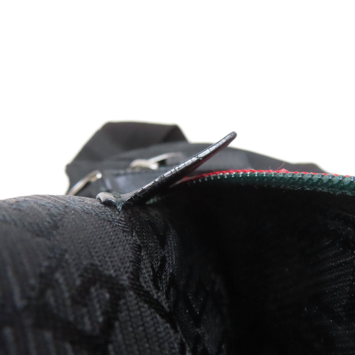 GUCCI Sling bag 122350 Nylon canvas black Sherry line