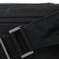 GUCCI Sling bag 122350 Nylon canvas black Sherry line