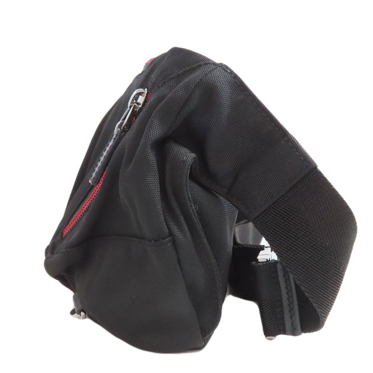GUCCI Sling bag 122350 Nylon canvas black Sherry line