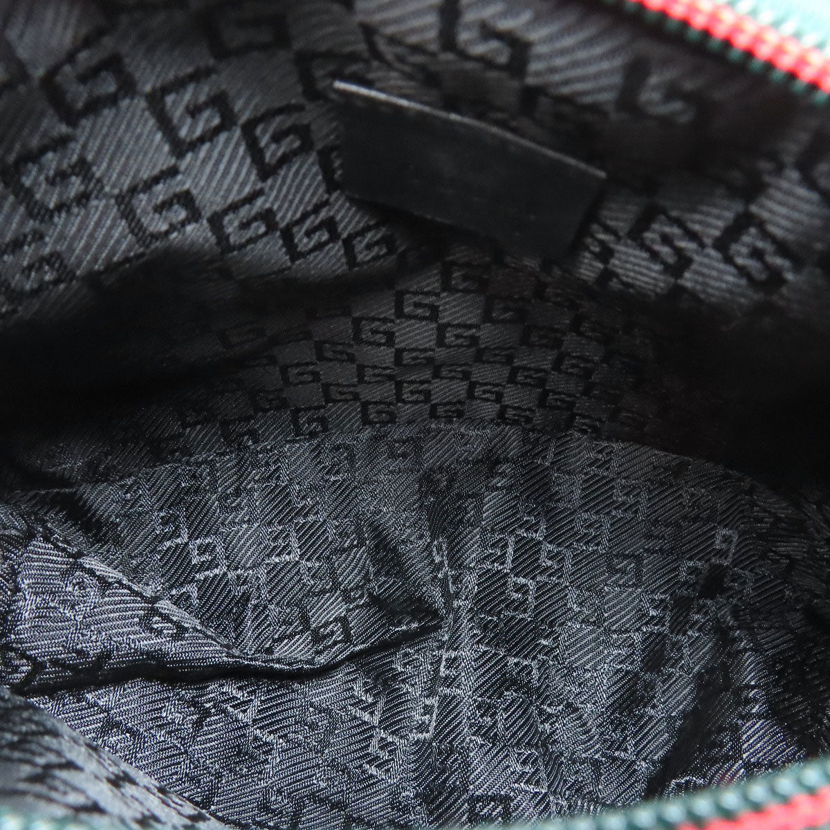 GUCCI Sling bag 122350 Nylon canvas black Sherry line