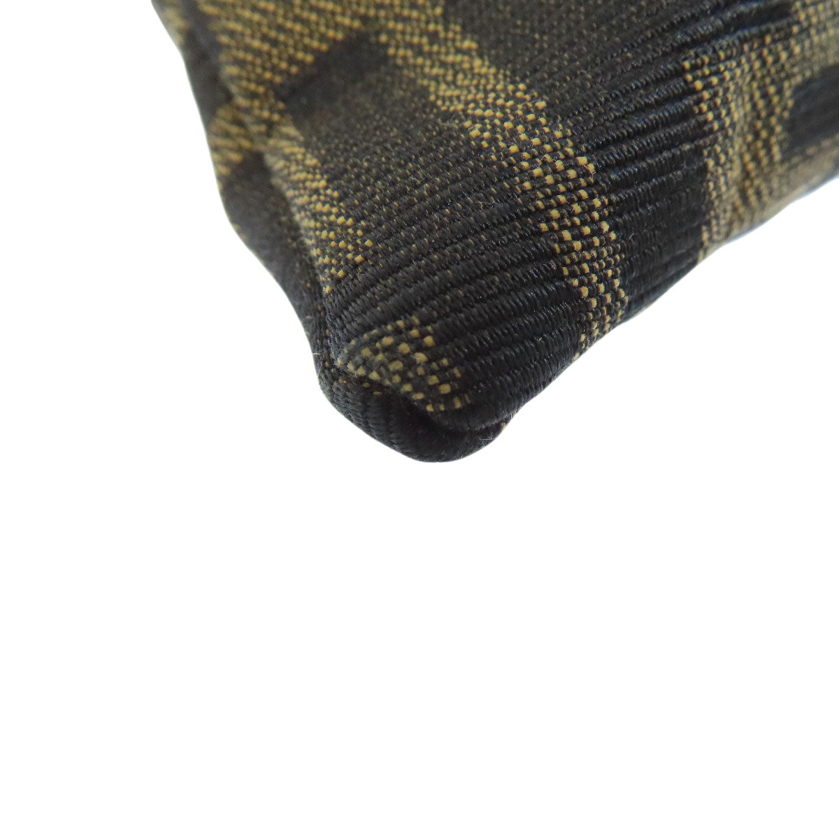 FENDI Handbag canvas Brown Zucca Pattern