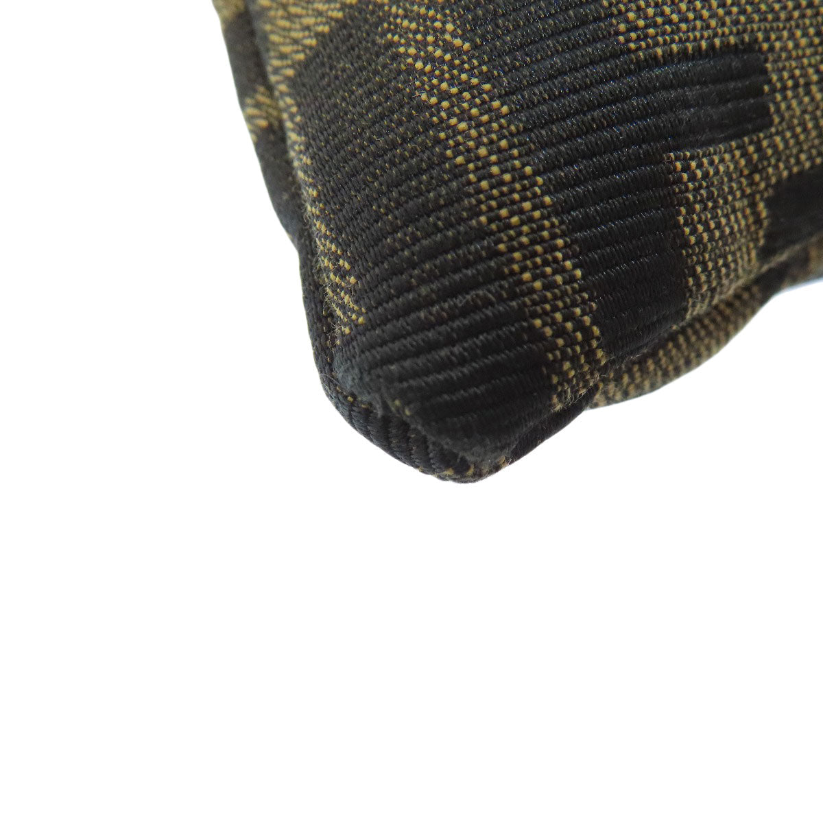 FENDI Handbag canvas Brown Zucca Pattern