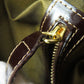 FENDI Handbag canvas Brown Zucca Pattern