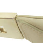 GUCCI Shoulder Bag 001・3312 leather white one belt