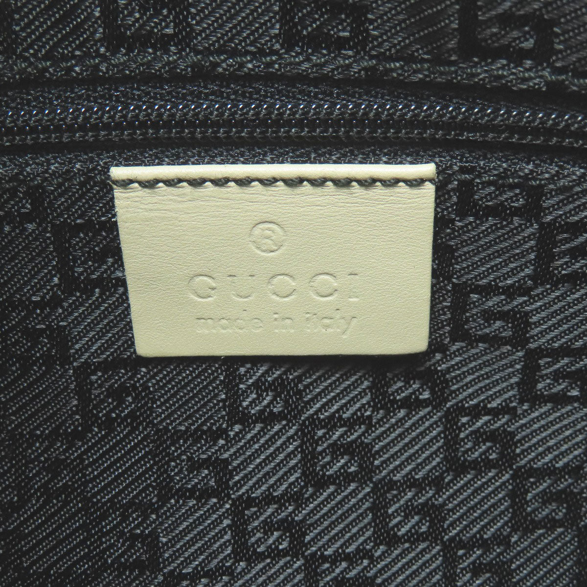 GUCCI Shoulder Bag 001・3312 leather white one belt