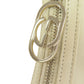 GUCCI Shoulder Bag 001・3312 leather white one belt