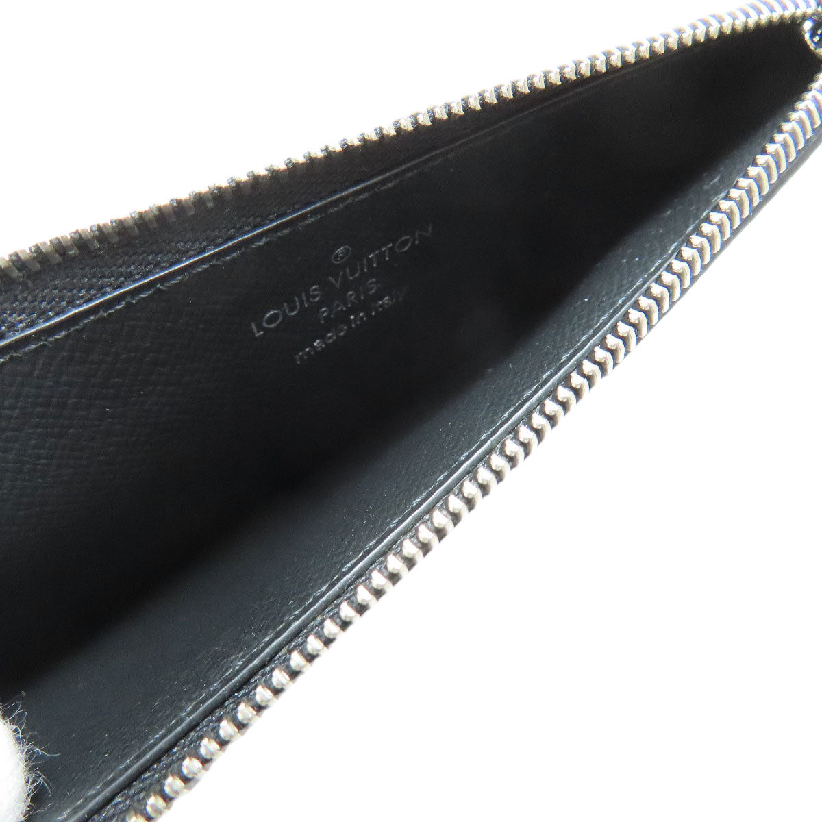 LOUIS VUITTON Coin case N64038 Damier canvas black Coin card holder
