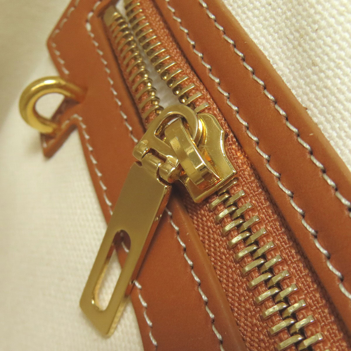 CELINE Tote Bag canvas white Horizontalkava
