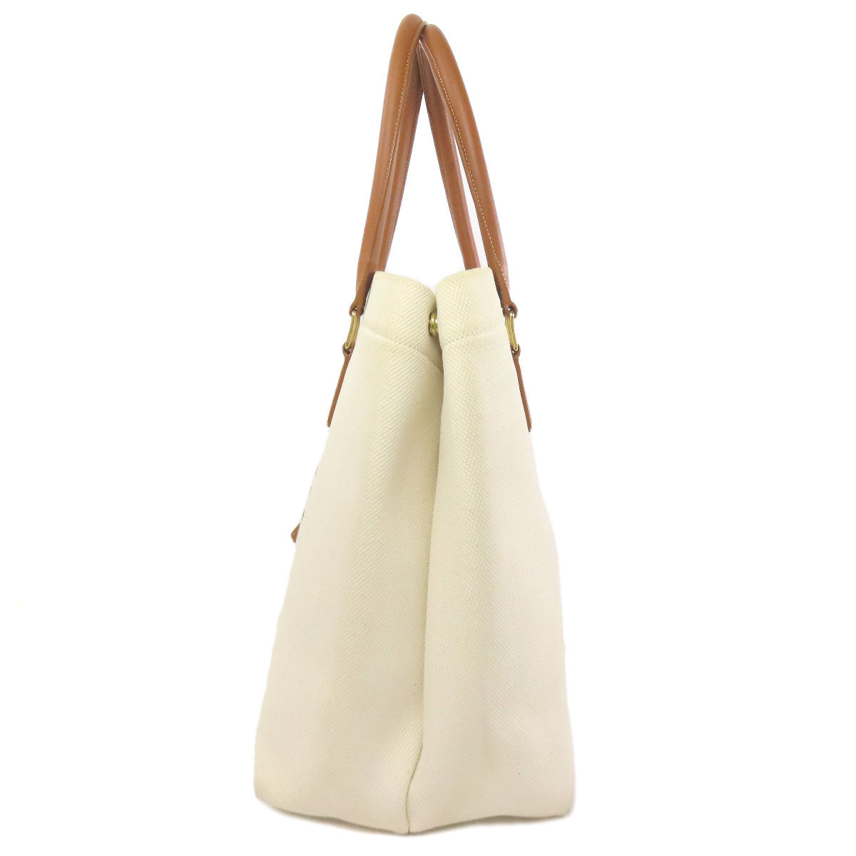 CELINE Tote Bag canvas white Horizontalkava