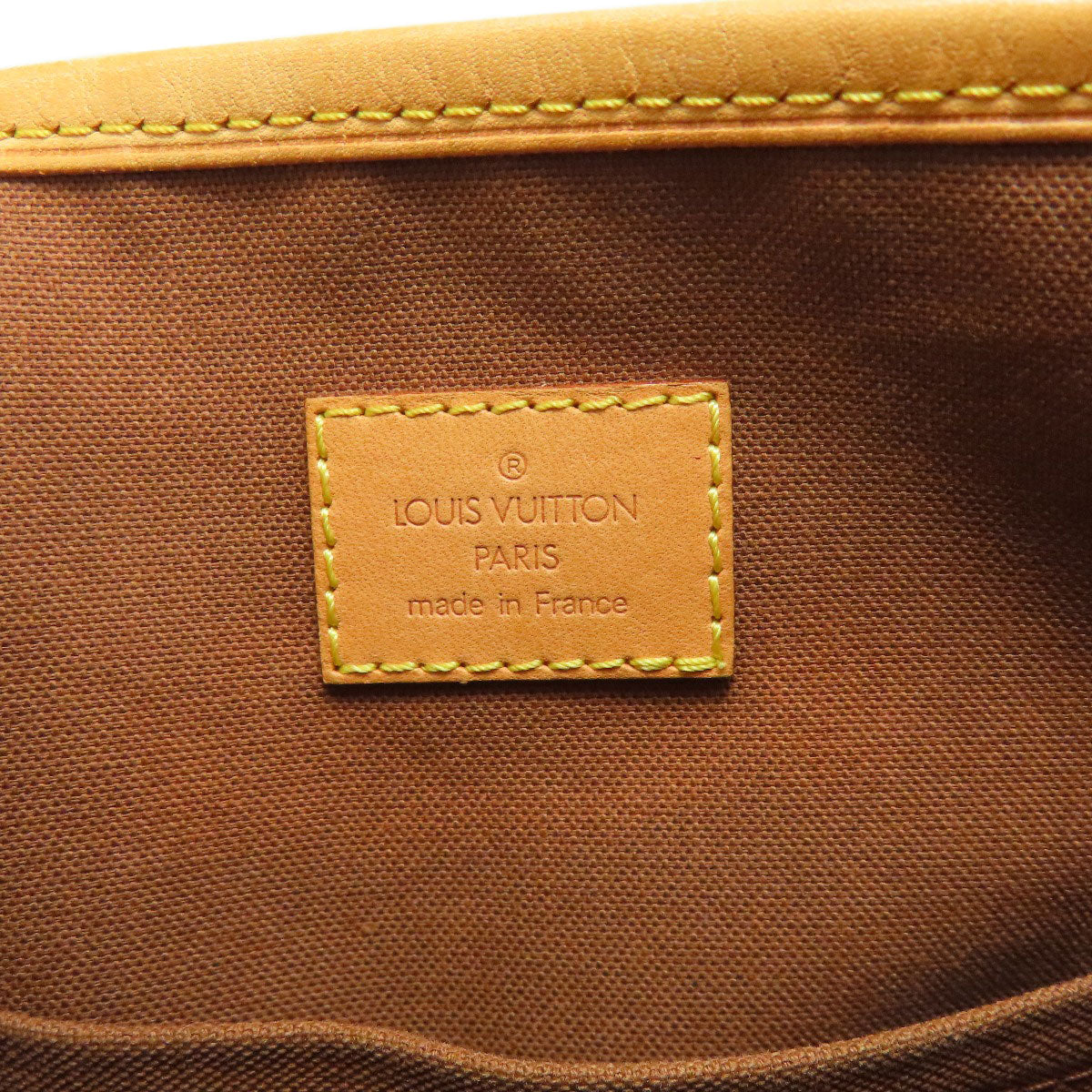 LOUIS VUITTON Handbag M51156 Monogram canvas Brown Batignolles