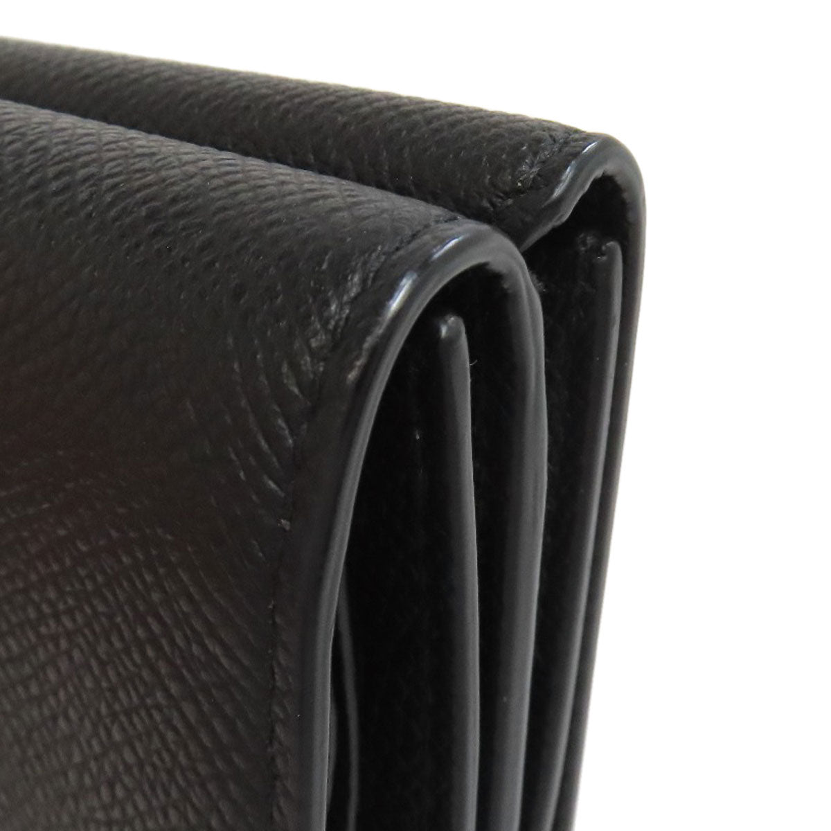 BALENCIAGA Bifold Wallet 594412 leather black Compact wallet