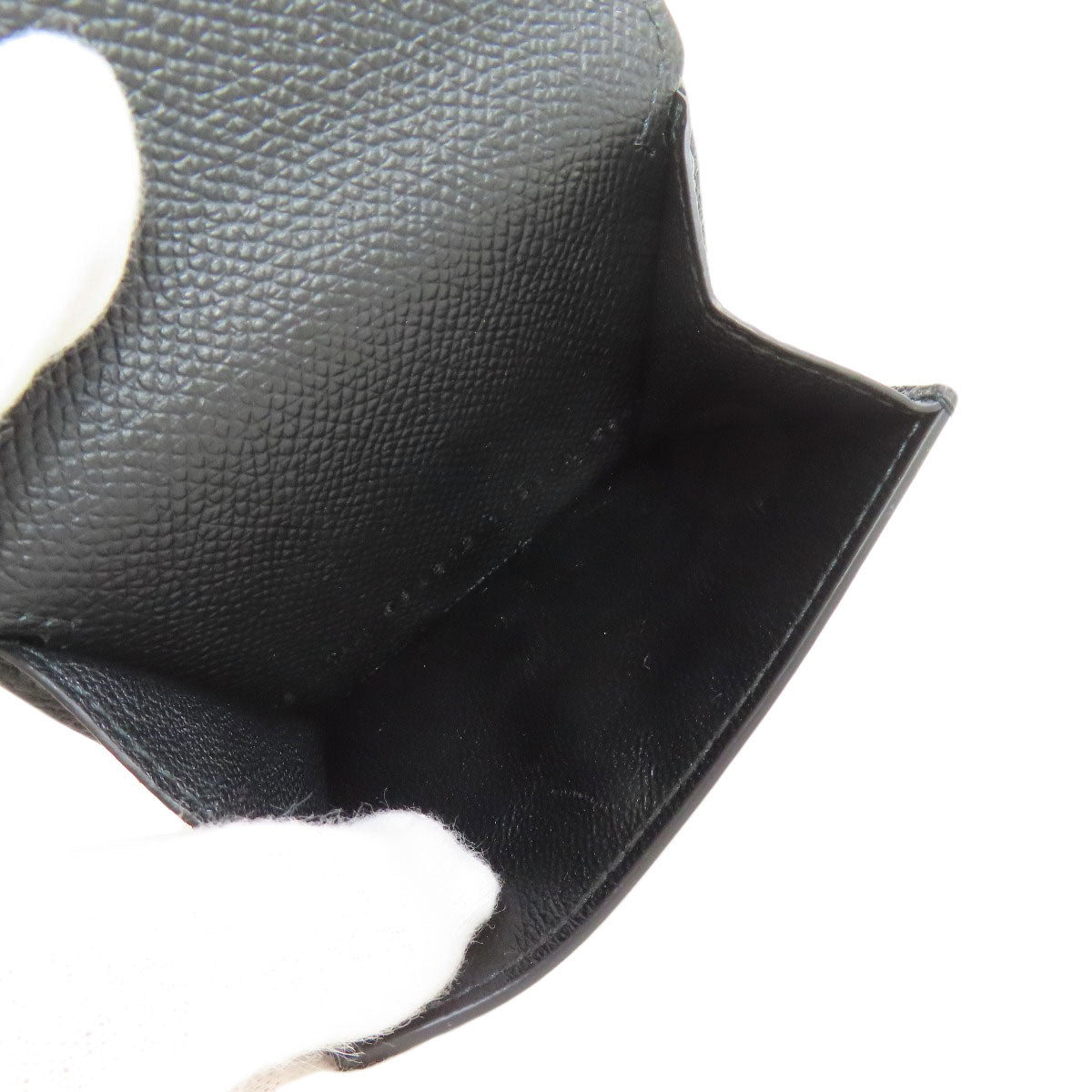 BALENCIAGA Bifold Wallet 594412 leather black Compact wallet