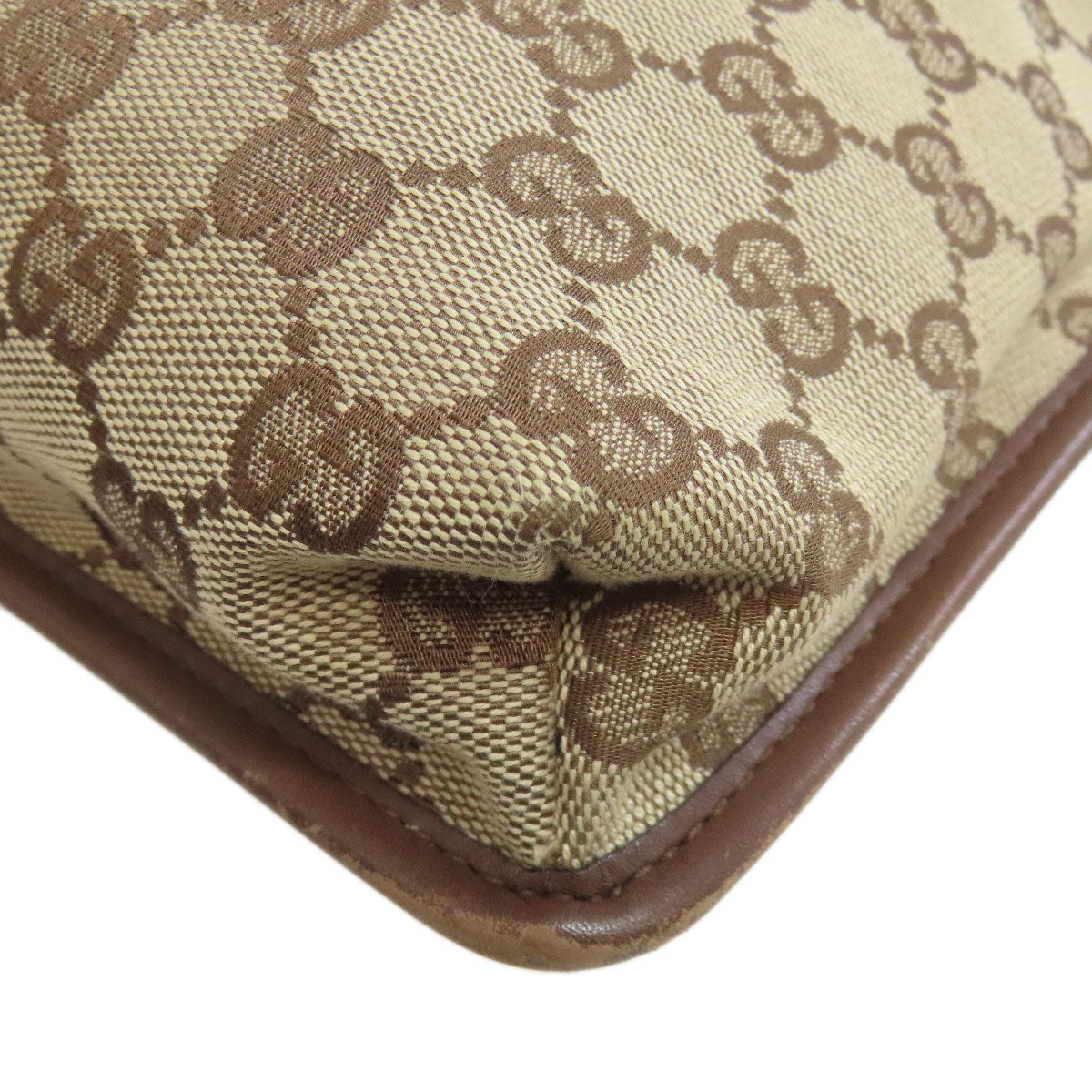 GUCCI Shoulder Bag 92562 canvas Brown Long Shoulder GG